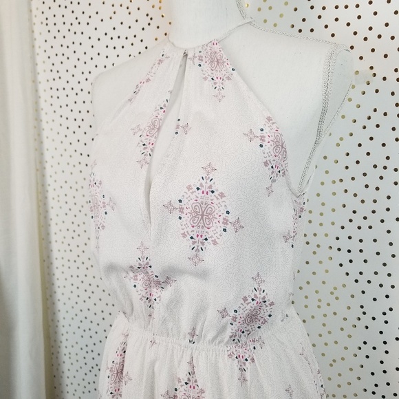 Tobi Medallion Print White Skater Dress | Size XS - Picture 2 of 8